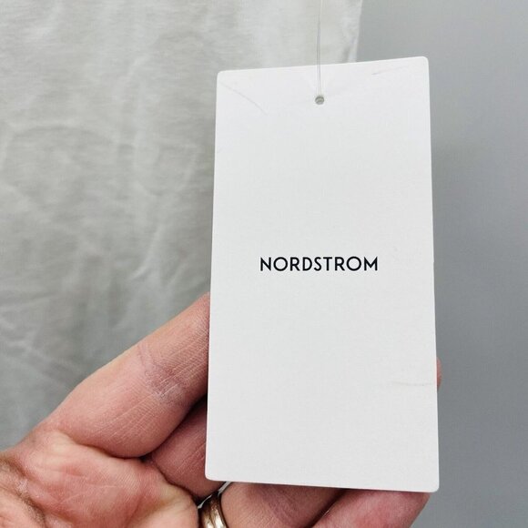 Nordstrom Youth Girls Size Large 10/12 Long Camisole Tank Top in White 2367 - Picture 6 of 8